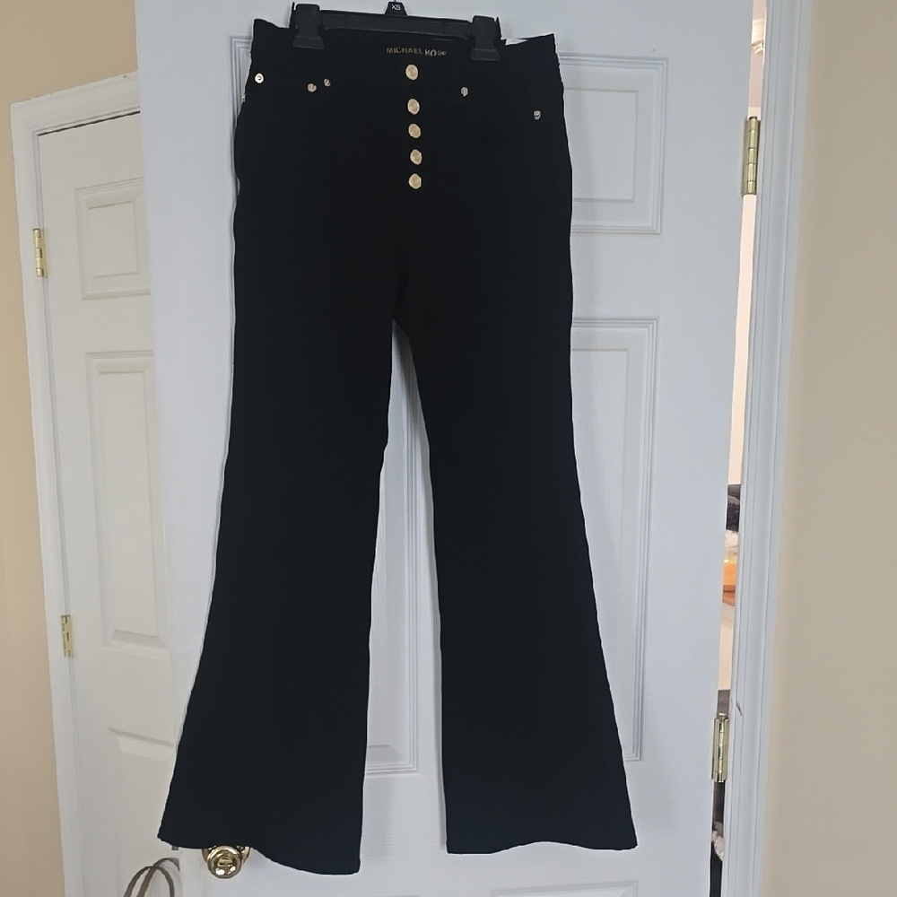 Michael Kors Black Flared Pants